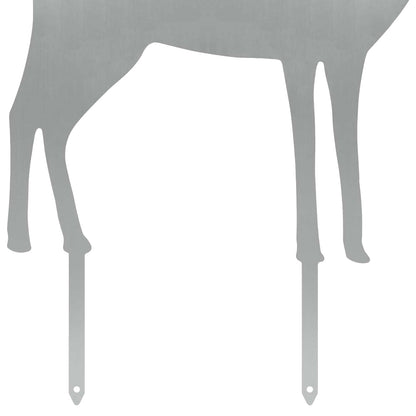Garden Stake 46 x 30 cm Galvanised Steel Silver