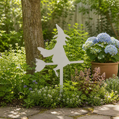 Garden Stake 36 x 24 cm Steel White