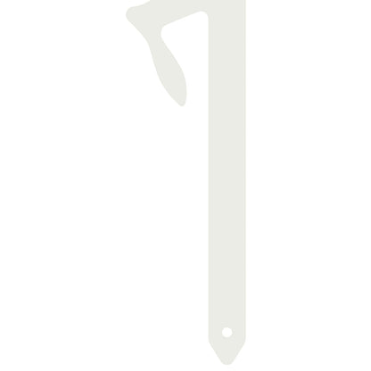 Garden Stake 36 x 24 cm Steel White