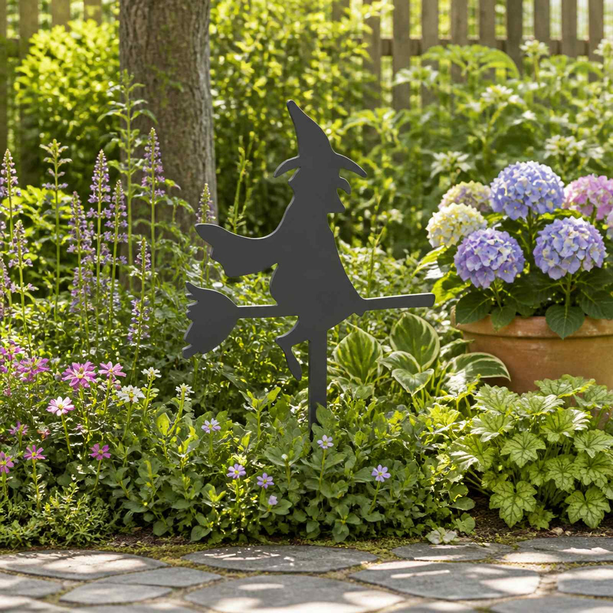 Garden Stake 36 x 24 cm Steel Anthracite