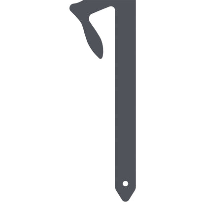 Garden Stake 36 x 24 cm Steel Anthracite
