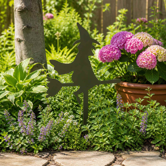 Garden Stake 36 x 24 cm Steel Olive Green