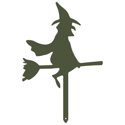 Garden Stake 36 x 24 cm Steel Olive Green