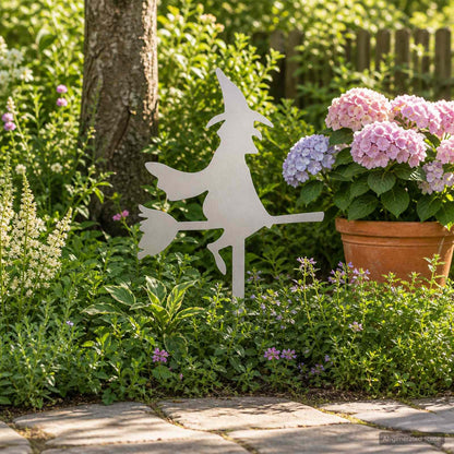 Garden Stake 36 x 24 cm Stainless Steel Silver
