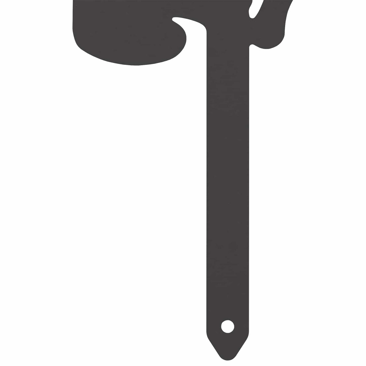 Garden Stake 50 x 24.5 cm Steel Black