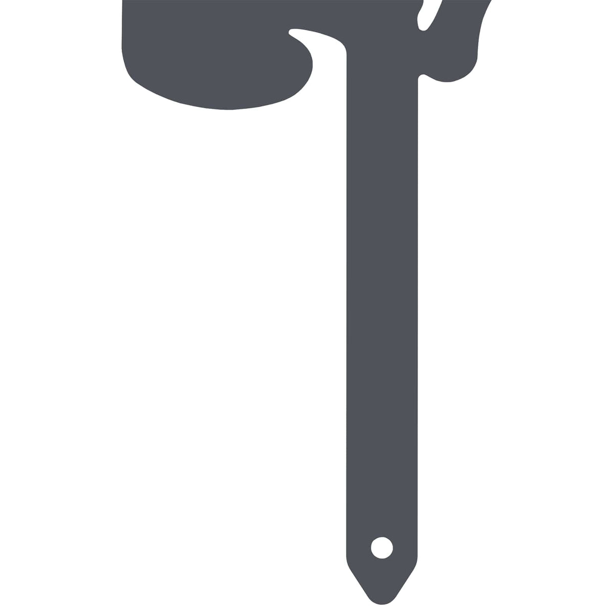 Garden Stake 50 x 24.5 cm Steel Anthracite