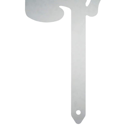 Garden Stake 50 x 24.5 cm Galvanised Steel Silver