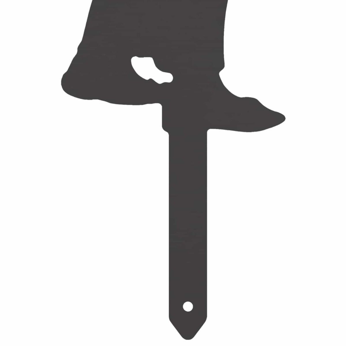 Garden Stake 38 x 15 cm Steel Black