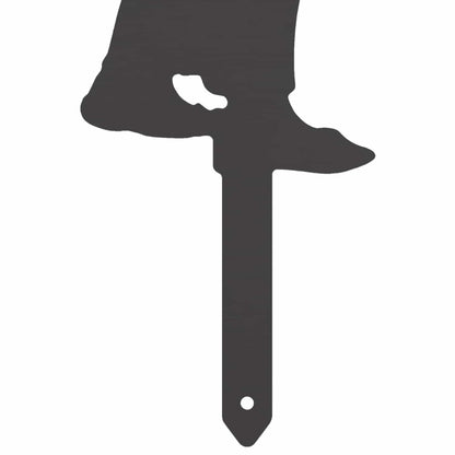 Garden Stake 38 x 15 cm Steel Black