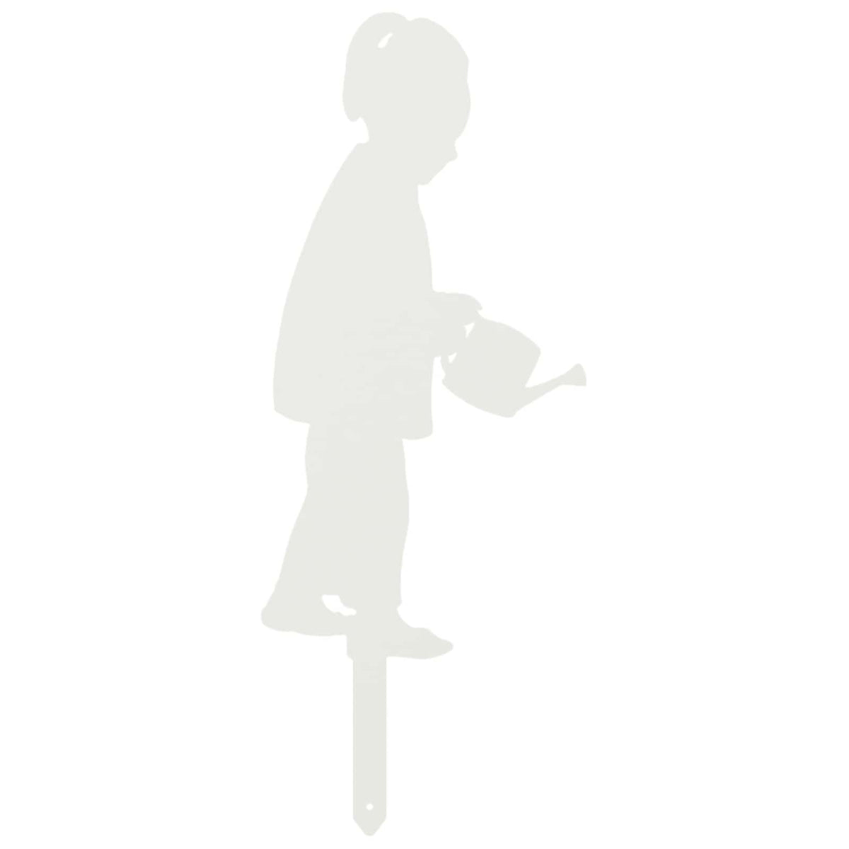 Garden Stake 38 x 15 cm Steel White