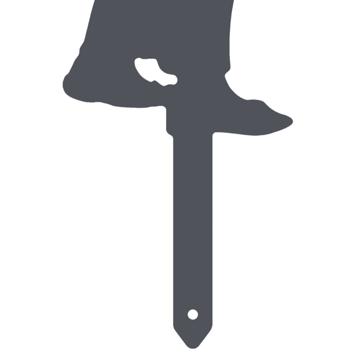 Garden Stake 38 x 15 cm Steel Anthracite