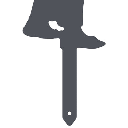 Garden Stake 38 x 15 cm Steel Anthracite
