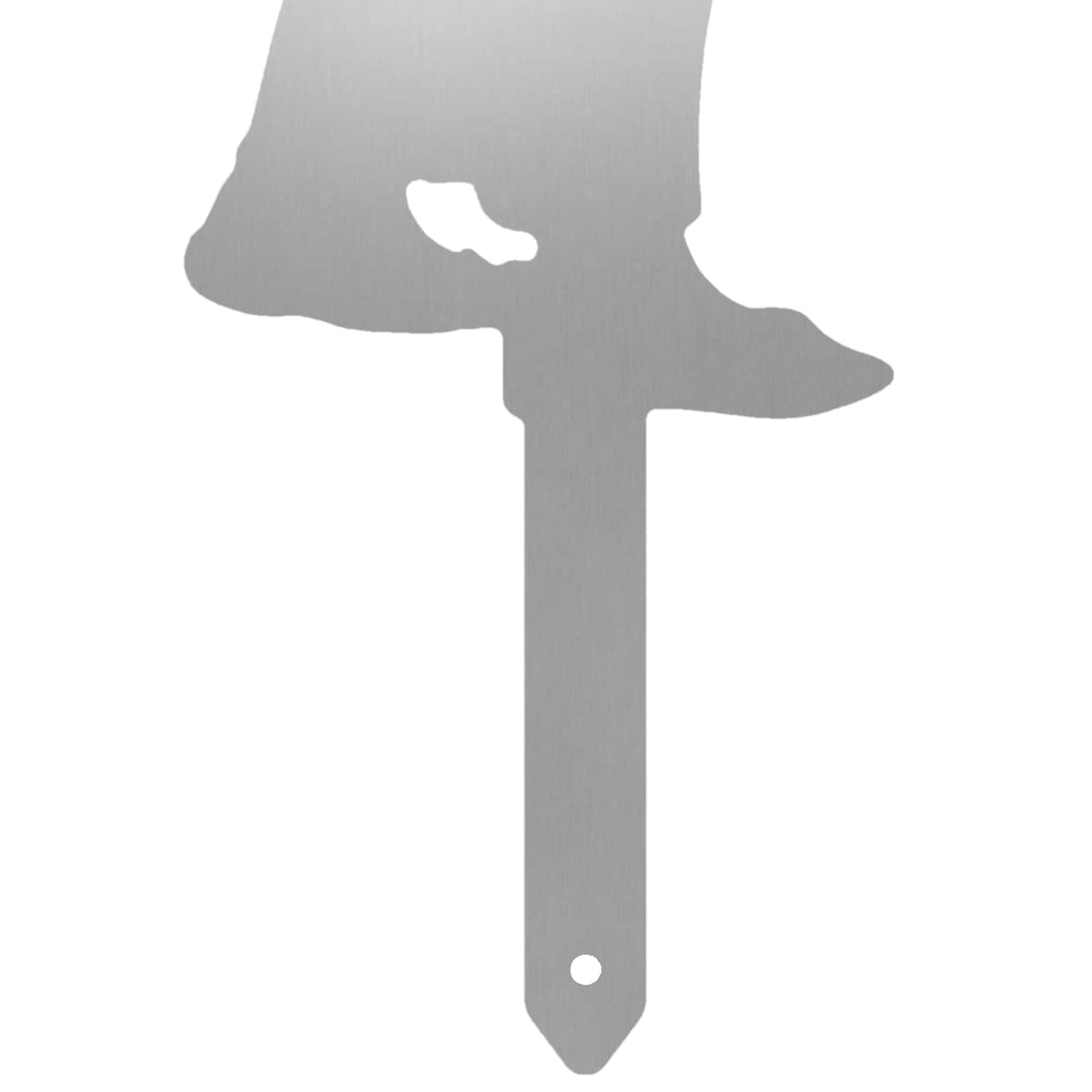 Garden Stake 38 x 15 cm Galvanised Steel Silver