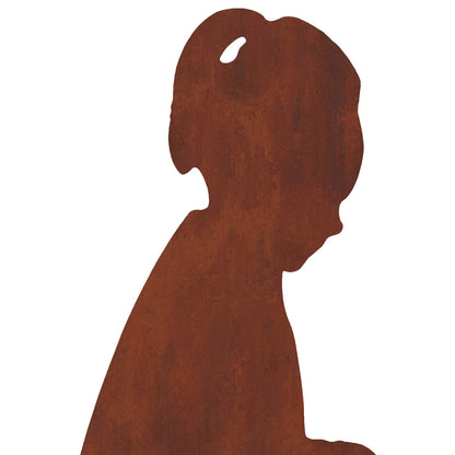 Garden Stake 38 x 15 cm Weathering Steel Rusty