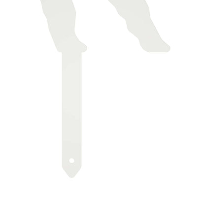 Garden Stake 47.5 x 32 cm Steel White
