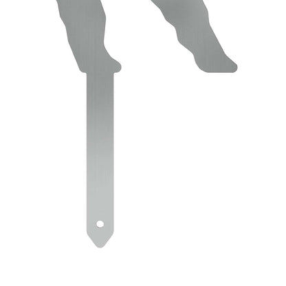 Garden Stake 47.5 x 32 cm Galvanised Steel Silver