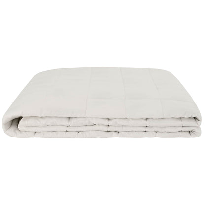 Weighted Blanket White 122 x 183 cm 5 kg 100% Cotton 205T