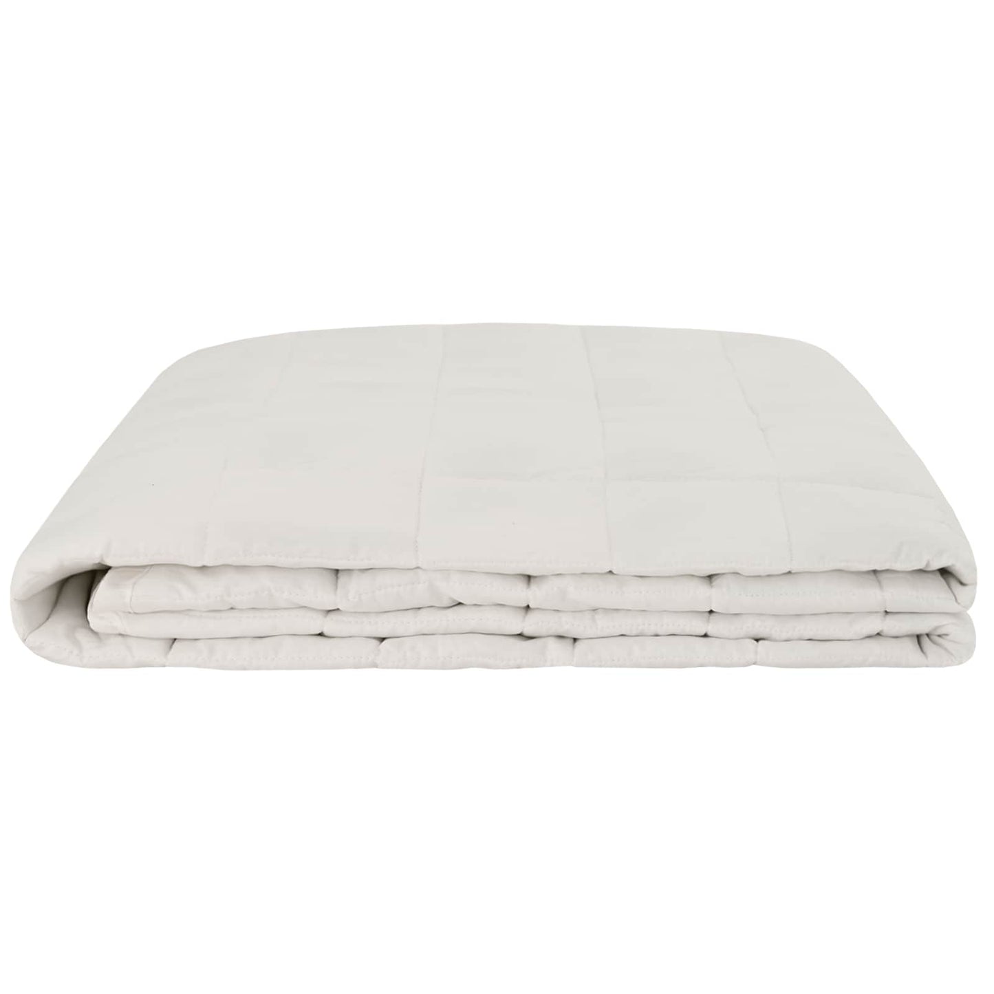Weighted Blanket White 122 x 183 cm 9 kg 100% Cotton 205T