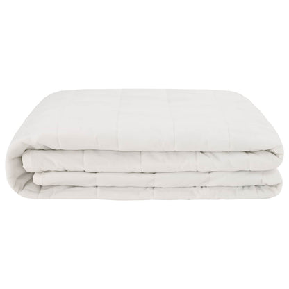 Weighted Blanket White 140 x 200 cm 6 kg 100% Cotton 205T
