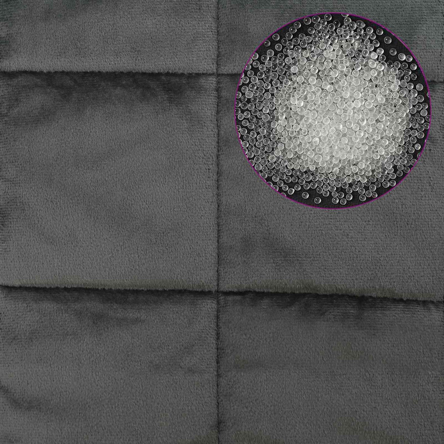 Weighted Blanket Anthracite 152 x 203 cm 7 kg 100% Cotton 205T