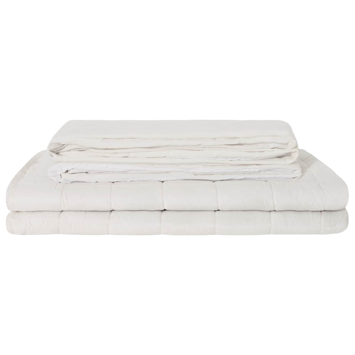 Weighted Blanket White 200 x 230 cm 9 kg 100% Cotton 205T