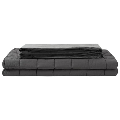 Weighted Blanket Anthracite 200 x 220 cm 13 kg 100% Cotton 205T