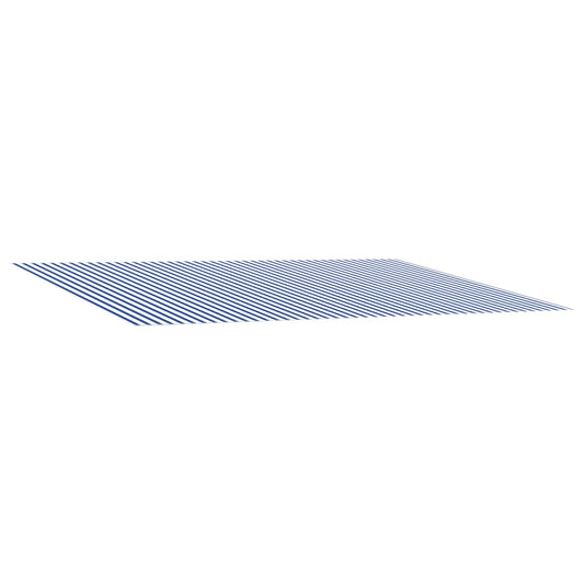 Awning Replacement Fabric Blue and White 350 x 200 cm Polyester