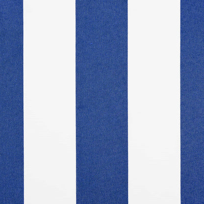 Awning Replacement Fabric Blue and White 450 x 350 cm Polyester