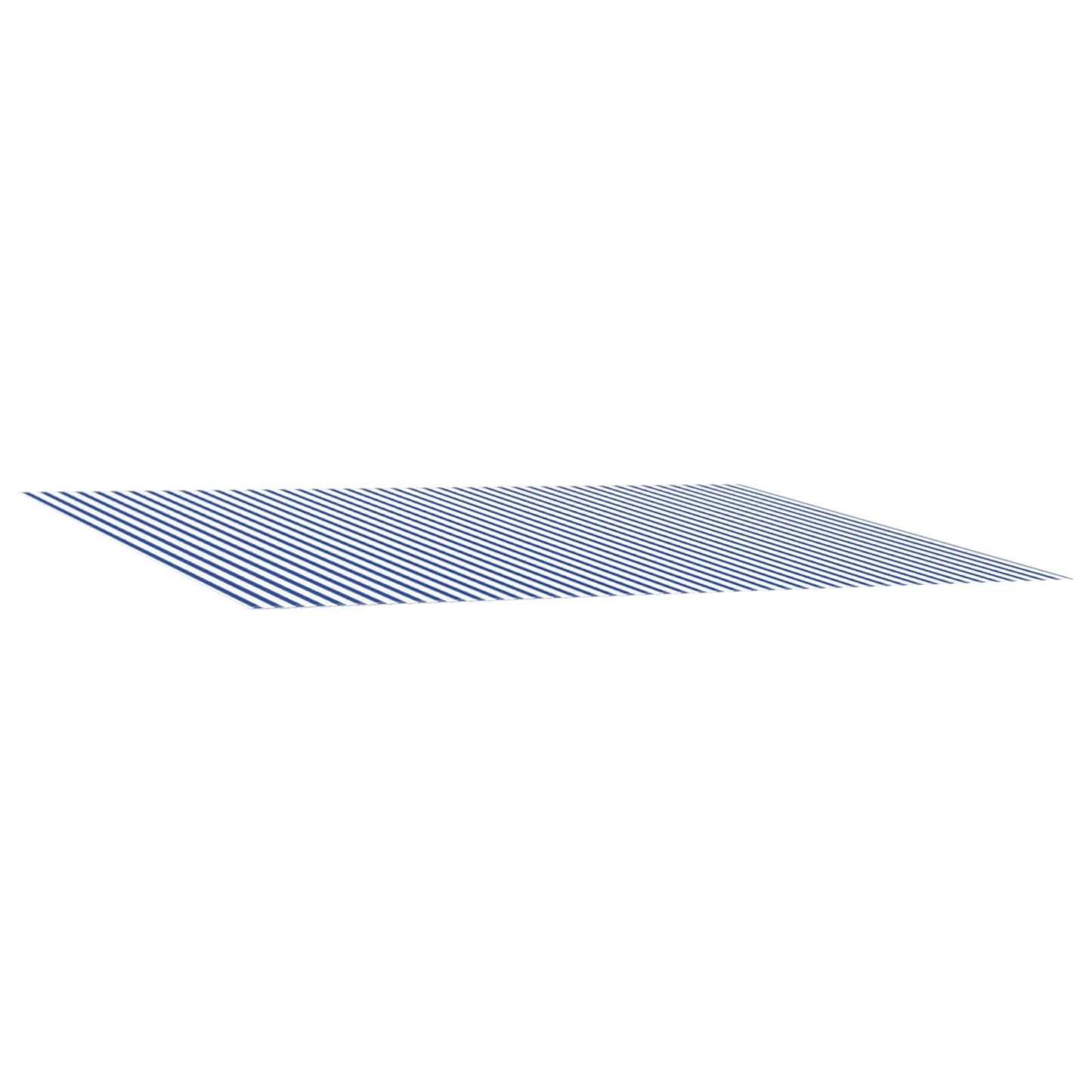 Awning Replacement Fabric Blue and White 500 x 300 cm Polyester