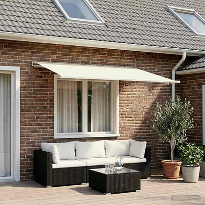 Awning Replacement Fabric Cream 350 x 250 cm Polyester
