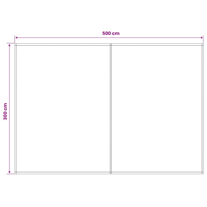 Awning Replacement Fabric Cream 500 x 300 cm Polyester