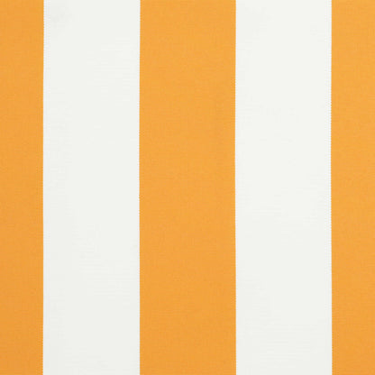 Awning Replacement Fabric Yellow and White 500 x 350 cm