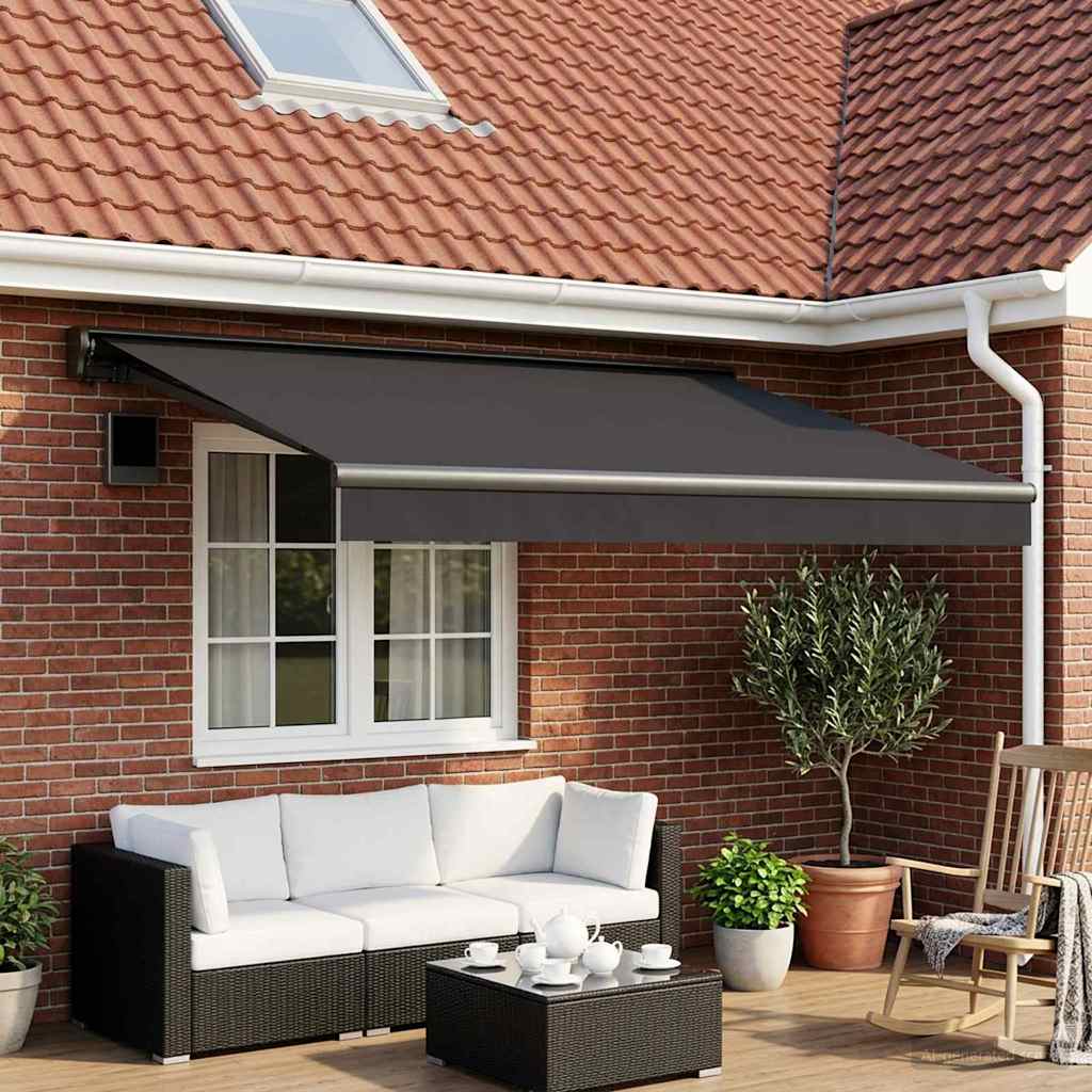 Awning Replacement Fabric Anthracite 350 x 250 cm Polyester