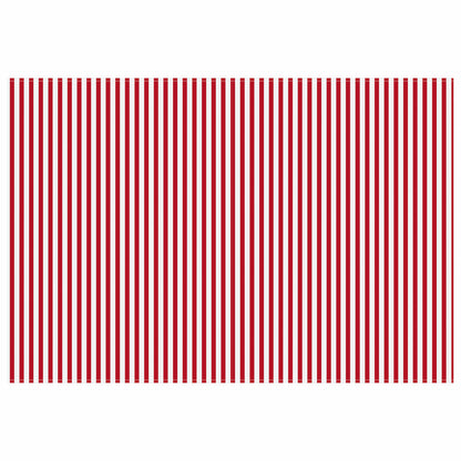 Awning Replacement Fabric Red and White 350 x 250 cm Polyester