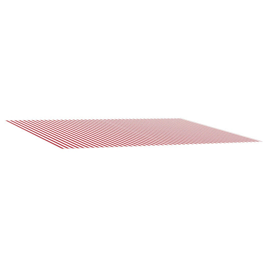 Awning Replacement Fabric Red and White 400 x 350 cm Polyester