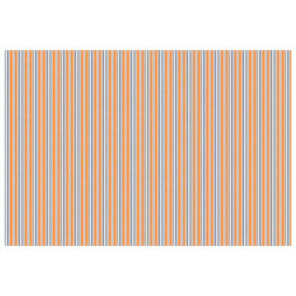 Awning Replacement Fabric Blue and Orange 600 x 300 cm