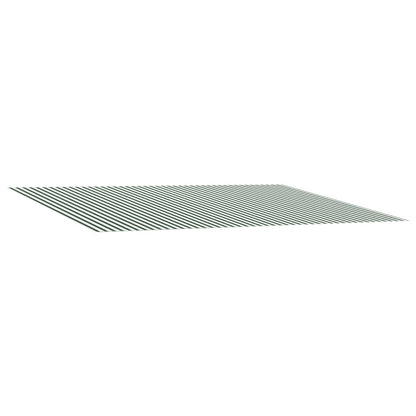 Awning Replacement Fabric Green and White 250 x 200 cm