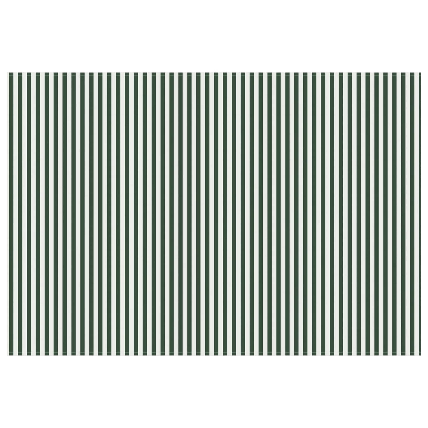 Awning Replacement Fabric Green and White 600 x 350 cm
