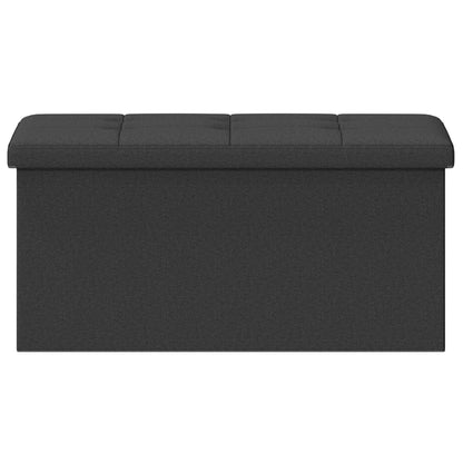 Foldable Storage Bench Dark Grey 180 kg 80 L 77 x 38 x 38 cm