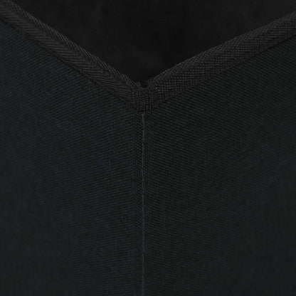 Foldable Storage Bench Black 180 kg 80 L 77 x 38 x 38 cm Linen