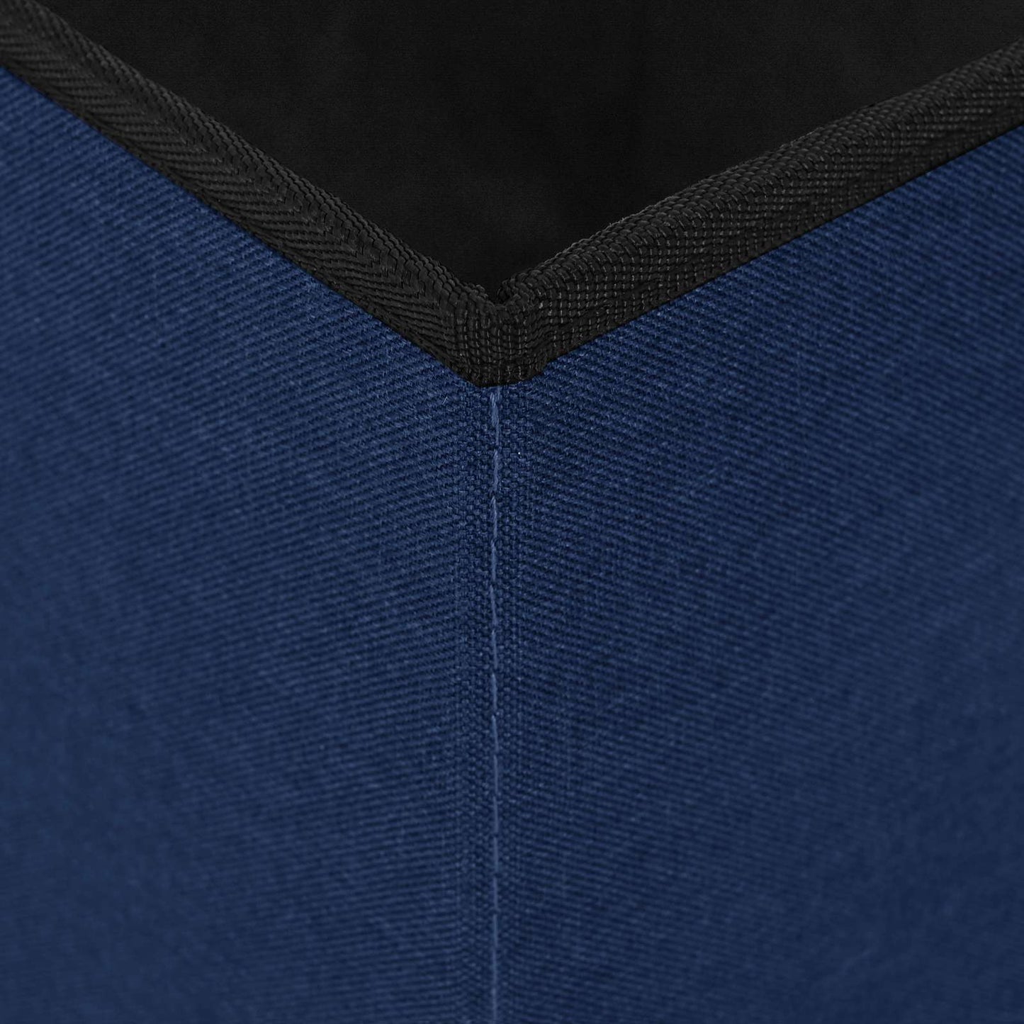 Foldable Storage Bench Blue 180 kg 80 L 77 x 38 x 38 cm Linen