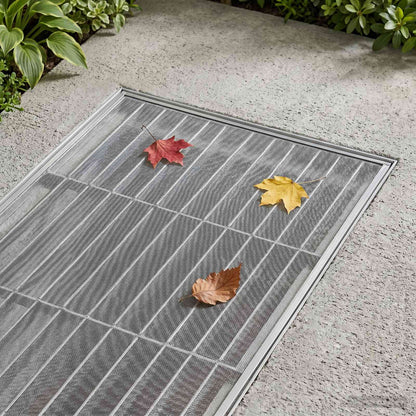 Light Shaft Cover with Clips 2 pcs 70 x 190 cm Silver