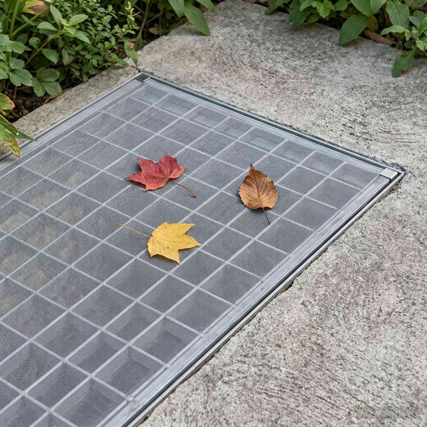 Light Shaft Cover with Clips 5 pcs 70 x 190 cm Fiberglass Grey