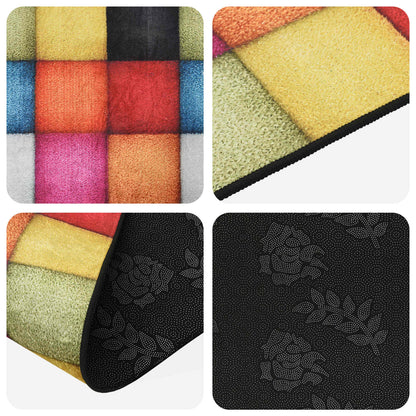 Rug Runner LESAKA Colourful 80 x 200 cm Diamond Velvet