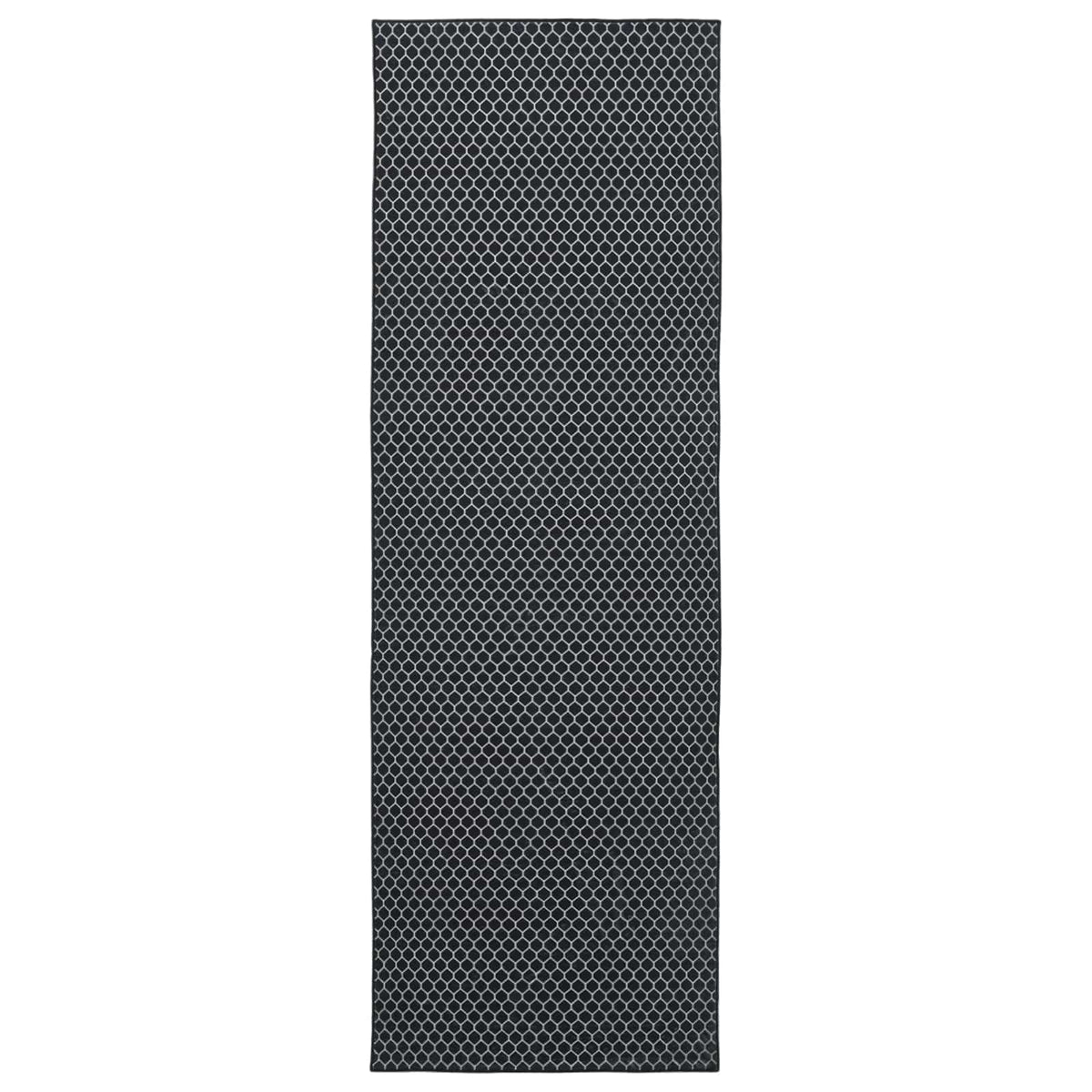 Rug Runner ORIZ 1150 gsm Black Mesh Pattern