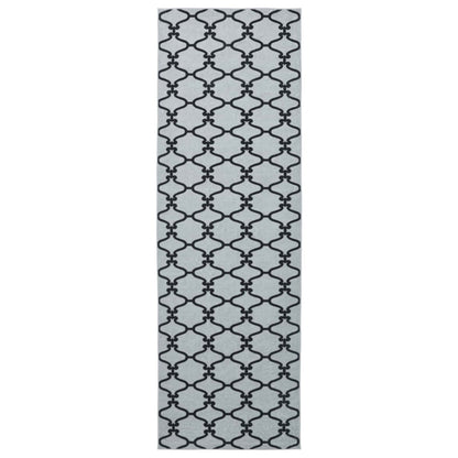 Rug Runner ORIZ 1150 gsm Grey Mesh Pattern