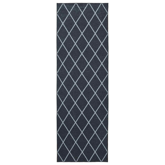 Rug Runner ORIZ 1150 gsm Black Diamond Pattern