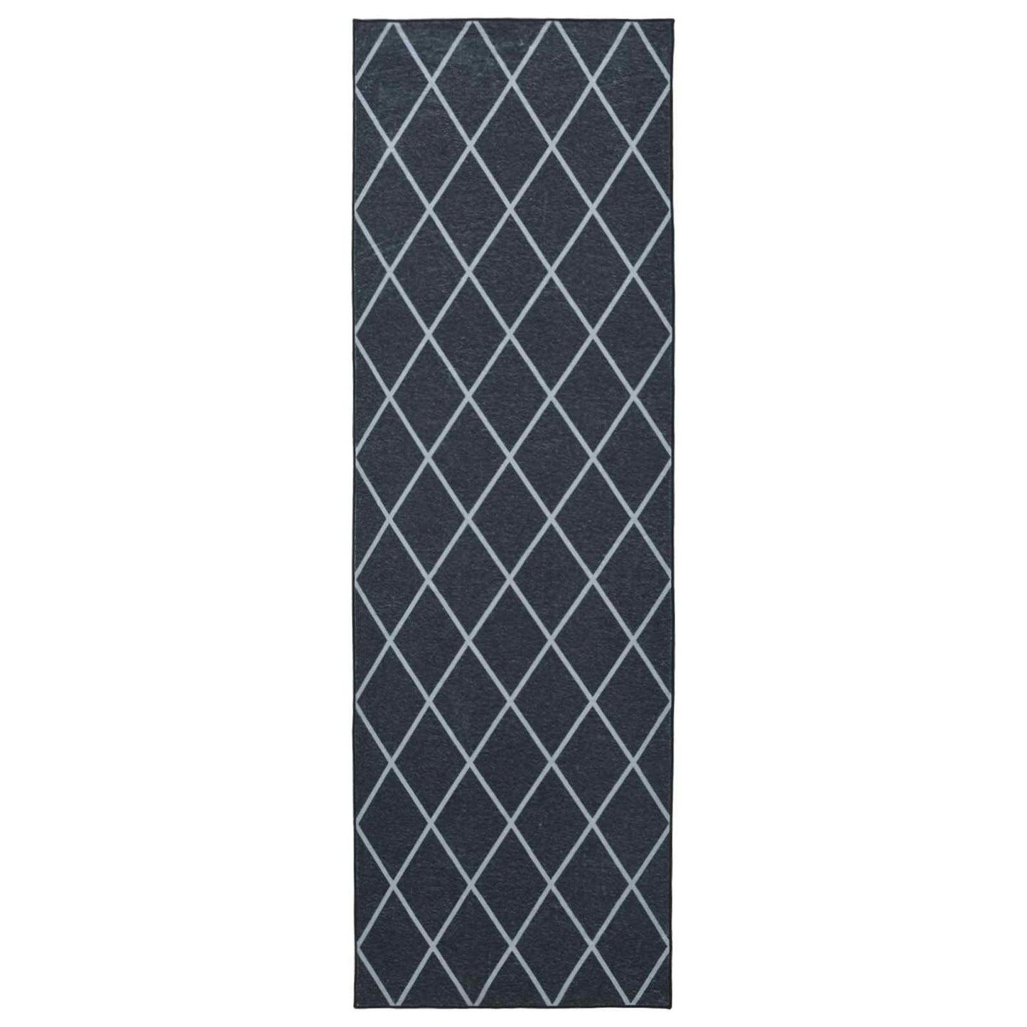 Rug Runner ORIZ 1150 gsm Black Diamond Pattern