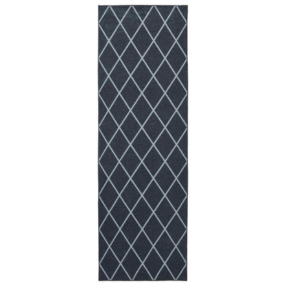 Rug Runner ORIZ 1150 gsm Black Diamond Pattern