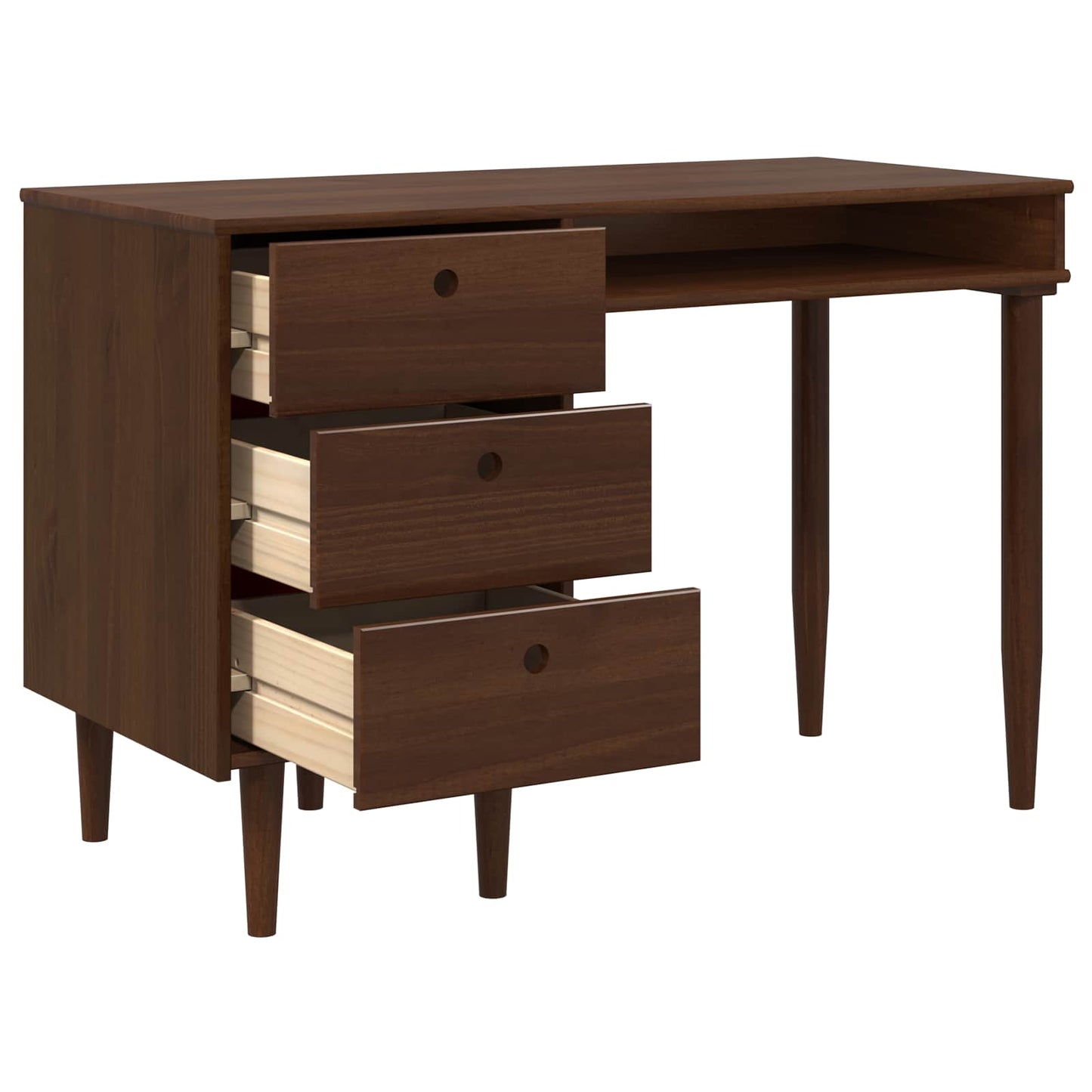 Desk BILBAO Dark Caramel 114 x 53 x 75 cm